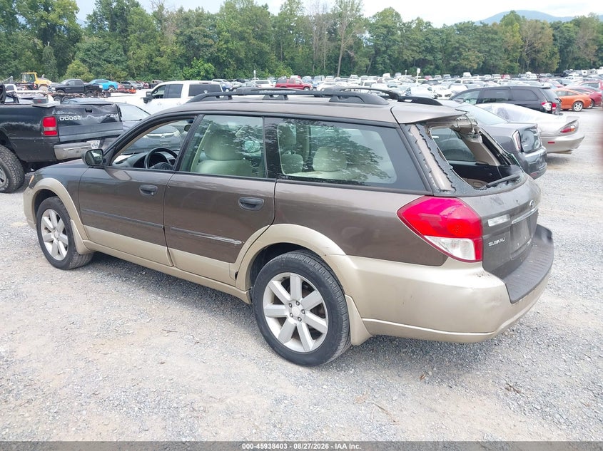 2008 SUBARU OUTBACK auction photo 3