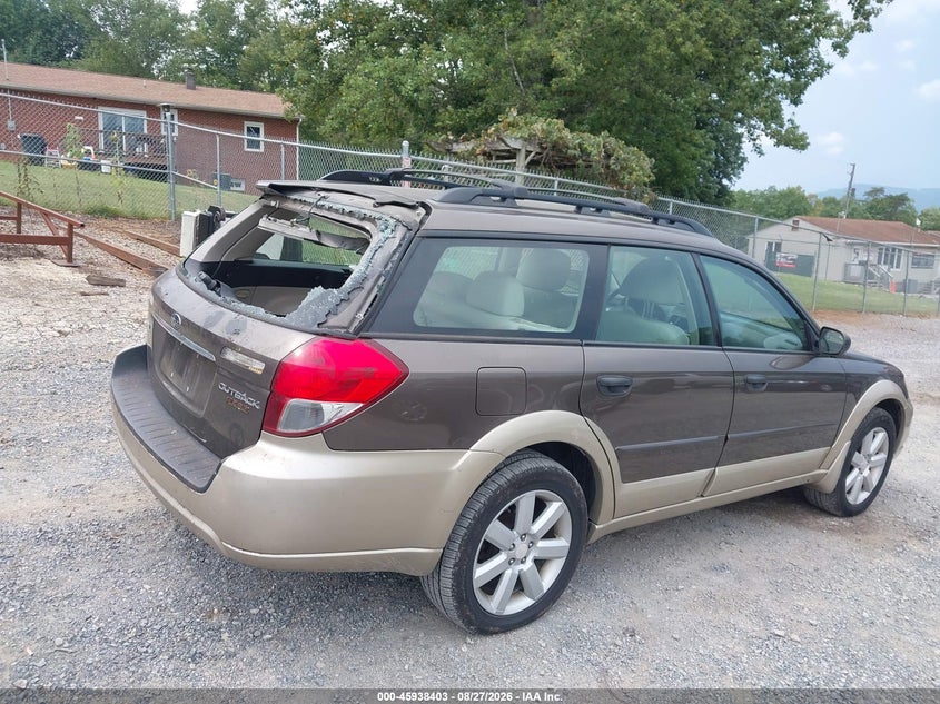 2008 SUBARU OUTBACK auction photo 4