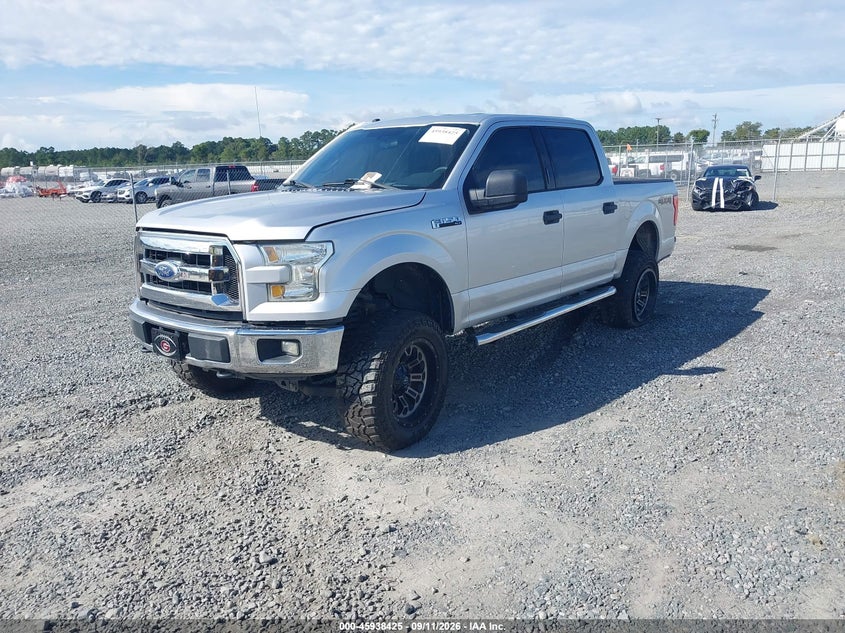 2017 Ford F-150, Right Side, IAAI, VIN 1FTEW1EF7HFA48580 — photo 2