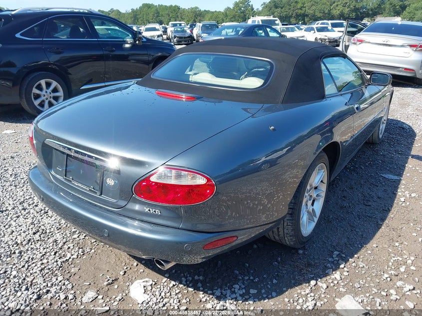 JAGUAR XK8 2001 VIN SAJDA42C71NA16511