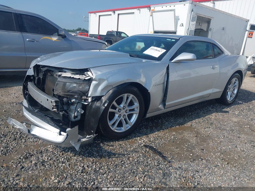 2014 Chevrolet Camaro, Left Front, IAAI, VIN 2G1FB1E31E9300486 — photo 2