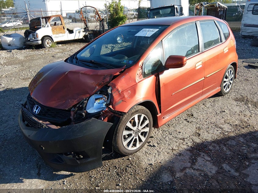 2012 Honda Fit, Front End, IAAI, VIN JHMGE8H57CC012744 — photo 2
