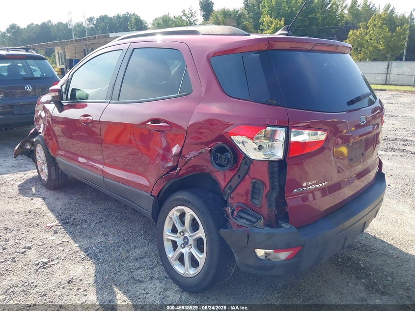 Vin: maj3s2ge1lc349648, lot: 46437701, ford ecosport se 20203