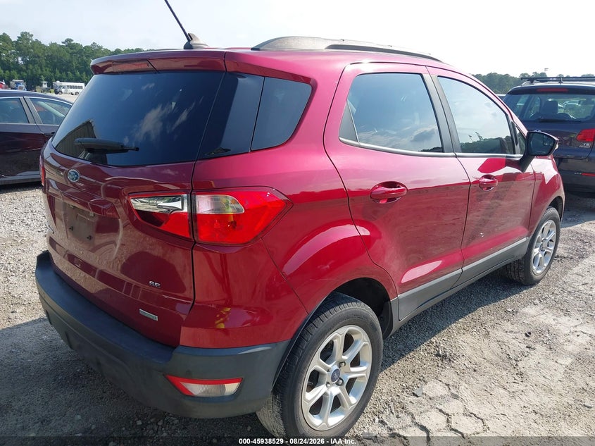 Vin: maj3s2ge1lc349648, lot: 46437701, ford ecosport se 20204