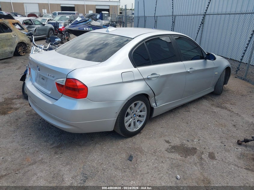 BMW 328I 2007 VIN WBAVC535X7FZ78625