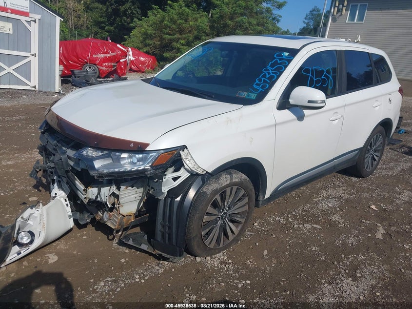 2019 Mitsubishi Outlander, Удар спереду, IAAI, VIN JA4AZ3A38KZ005783 — фото 2