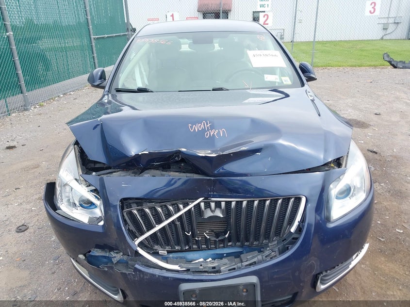 BUICK REGAL 2012 VIN 2G4GT5GK5C9149343