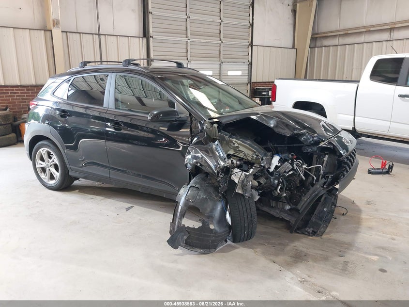 2022 Hyundai Kona Sel, Right Front, IAAI, VIN KM8K32AB7NU916410