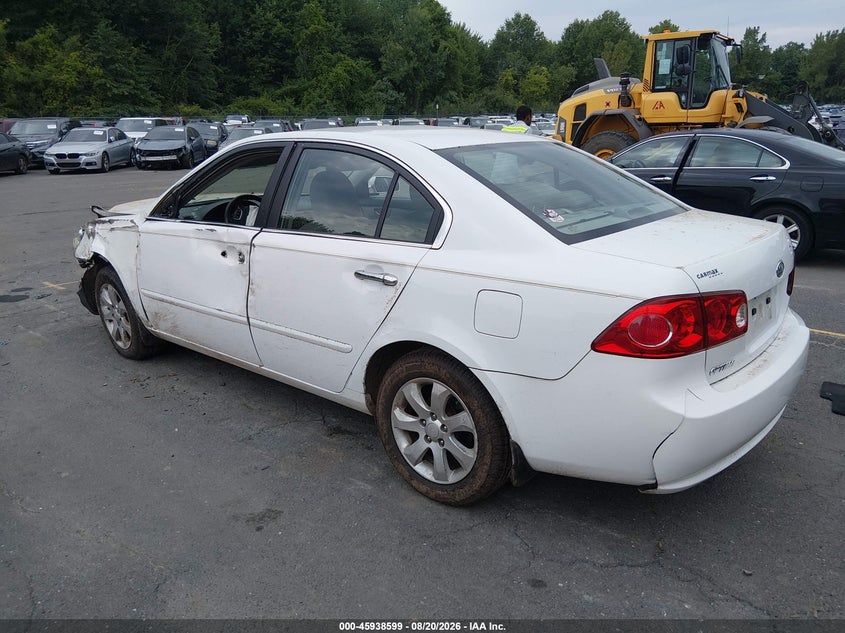 2008 KIA OPTIMA SEDAN 2.4L I-4 DOHC, VVT, 162HP