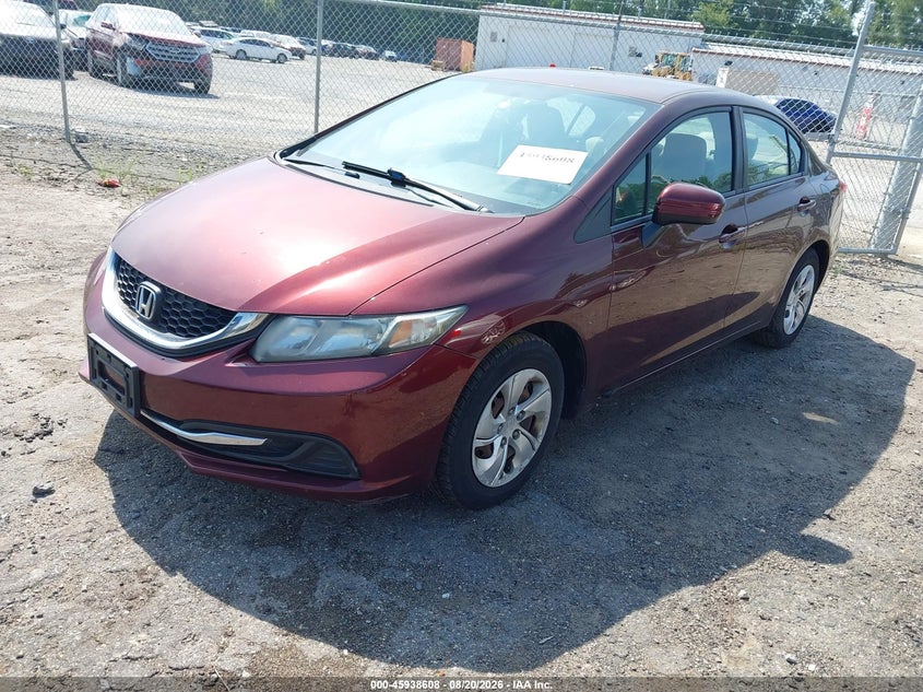 2015 Honda Civic, Обычный износ, IAAI, VIN 19XFB2F56FE065759 — фото 2