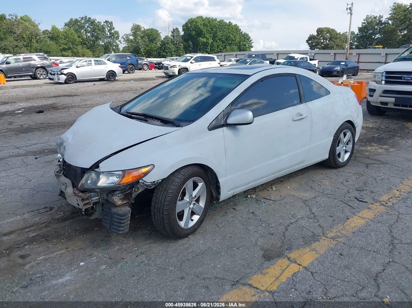 2007 Honda Civic, Front End, IAAI, VIN 2HGFG11857H014192 — photo 2