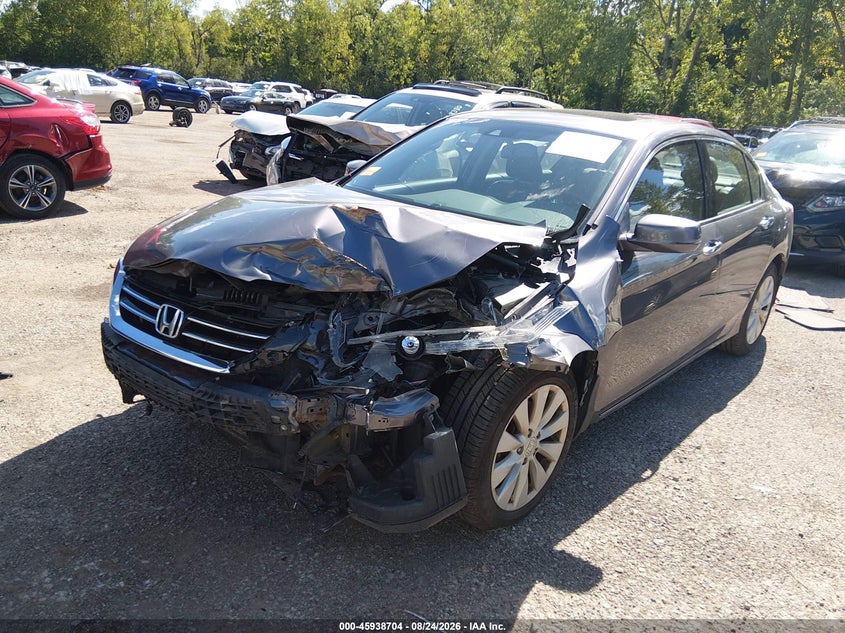 Vin: 1hgcr3f81ea028314, lot: 46437876, honda accord ex-l v-6 20142