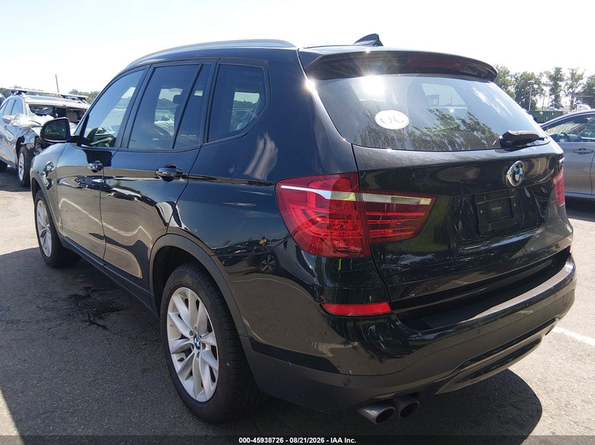 BMW X3 2017 VIN 5UXWX9C50H0D98325