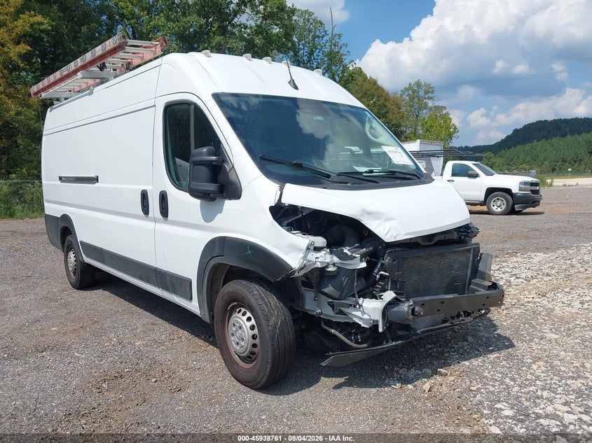 Vin: 3c6mrvjg5se541613, lot: 46437933, ram promaster 3500 cargo van tradesman high roof 159 wb ext 2025 img_1