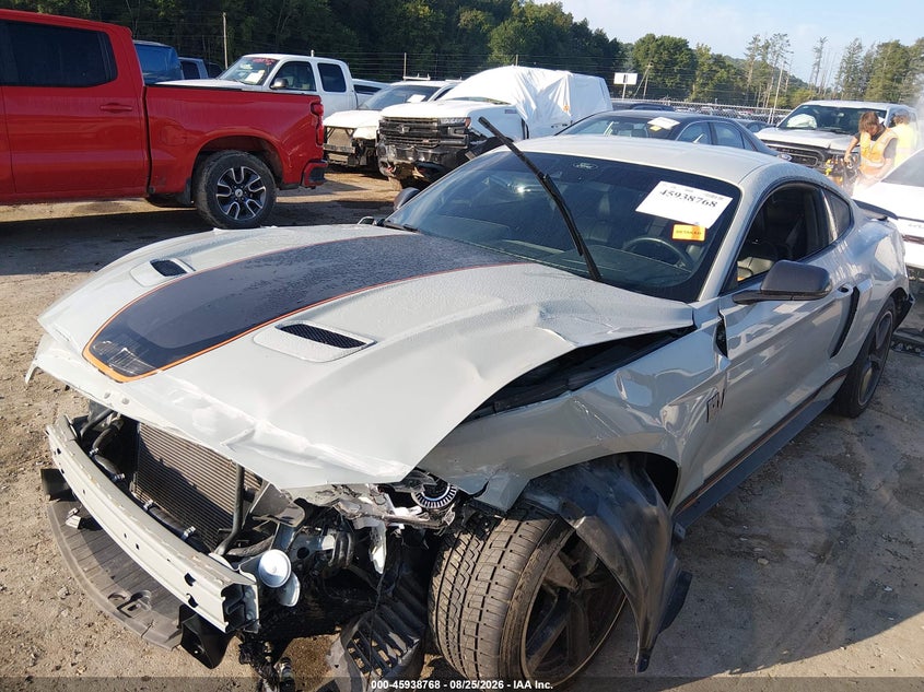 2023 Ford Mustang Mach 1 Fastback, Front End, IAAI, VIN 1FA6P8R09P5502743 — photo 2