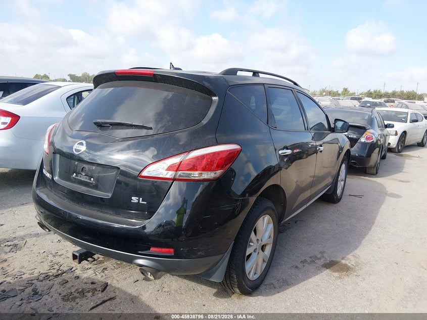 2012 NISSAN MURANO auction photo 4