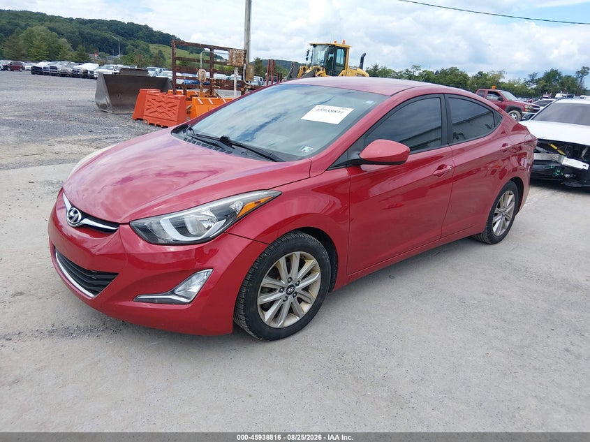 2015 Hyundai Elantra, Звичайний знос, IAAI, VIN KMHDH4AE3FU411742 — фото 2