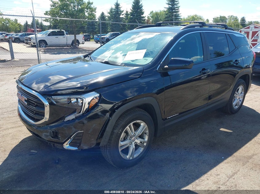 2021 GMC Terrain, Front End, IAAI, VIN 3GKALTEV5ML371086 — photo 2