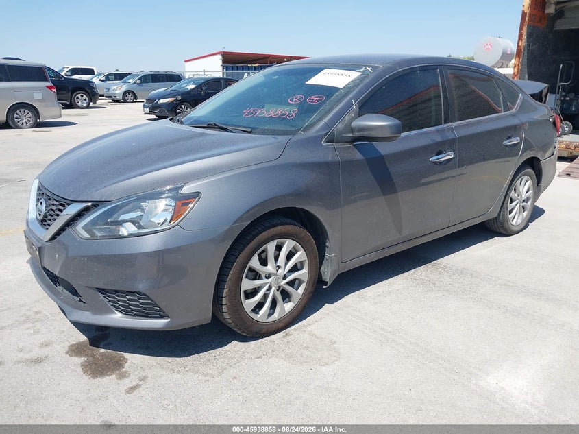 2018 Nissan Sentra, Удар ззаду, IAAI, VIN 3N1AB7APXJL660587 — фото 2