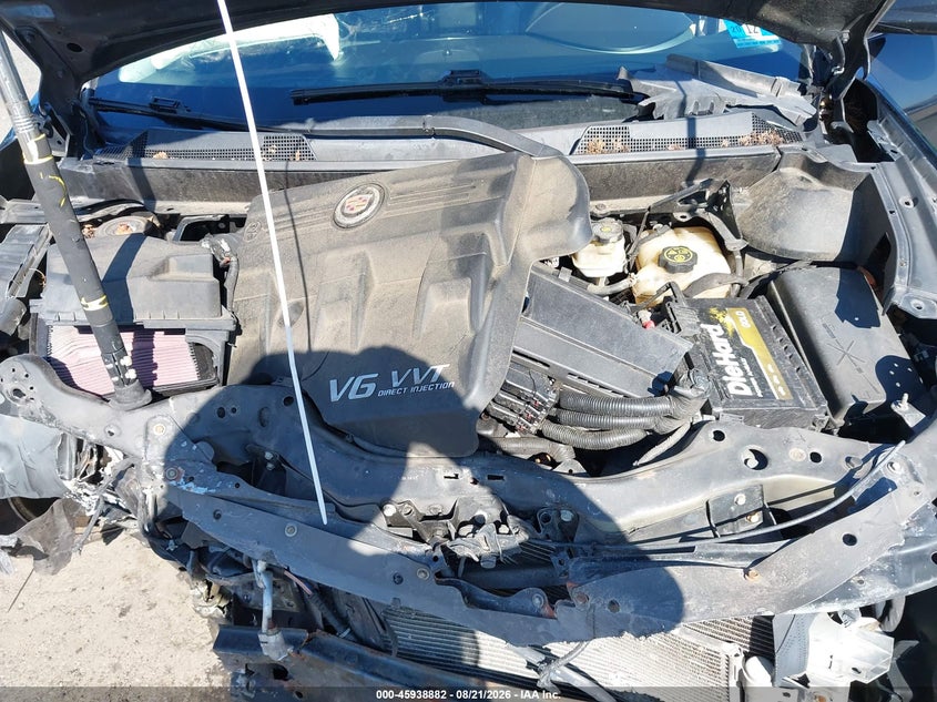 CADILLAC SRX 2012 VIN 3GYFNDE35CS608609