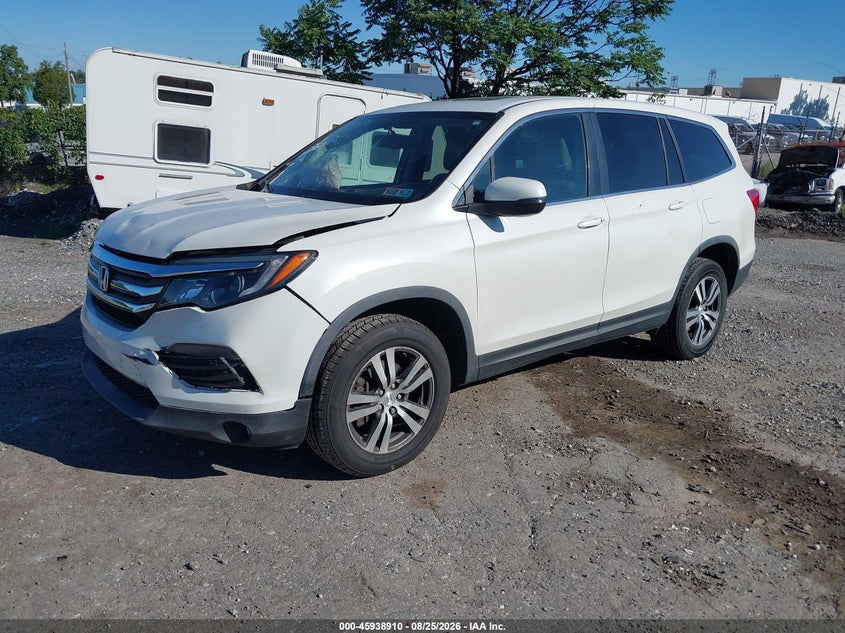 2016 Honda Pilot, Удар спереди, IAAI, VIN 5FNYF6H57GB006796 — фото 2