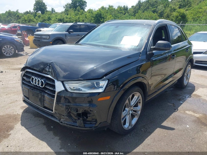 2016 Audi Q3, Front End, IAAI, VIN WA1EFCFS6GR013849 — photo 2