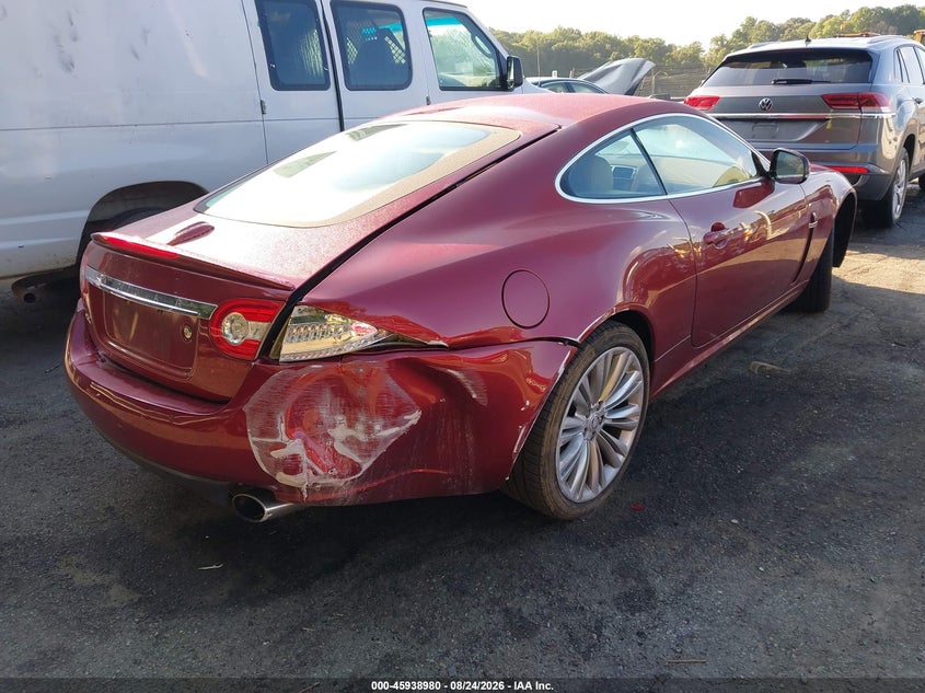 2011 JAGUAR XK COUPE 5.0L V-8 DI, DOHC, VVT, 385HP