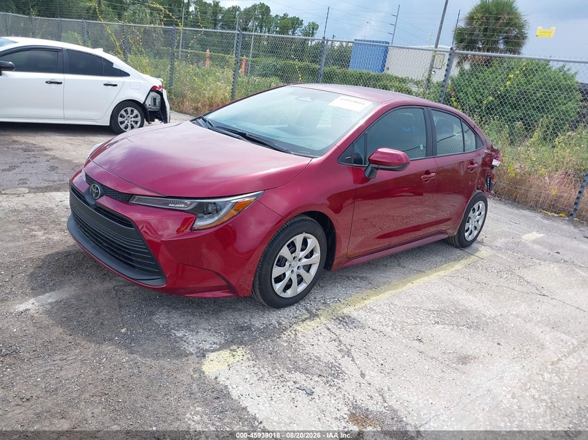 2026 Toyota Corolla, Left Rear, IAAI, VIN 5YFB4MDE6TP487466 — photo 2