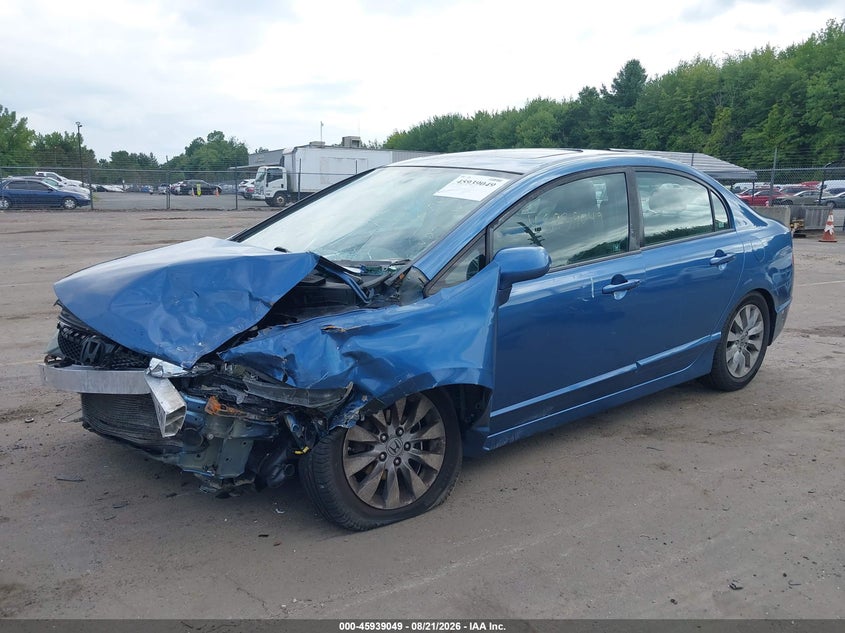 2010 HONDA CIVIC SEDAN 1.8L I-4 VVT, 140HP