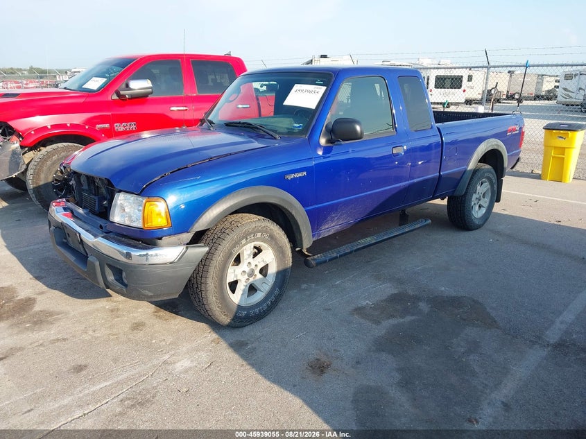 2005 Ford Ranger, Удар спереду, IAAI, VIN 1FTZR45E05PA13743 — фото 2