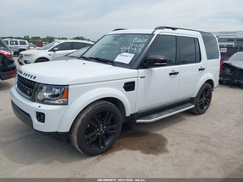 2016 Land Rover LR4, Обычный износ, IAAI, VIN SALAG2V69GA789898 — фото 2