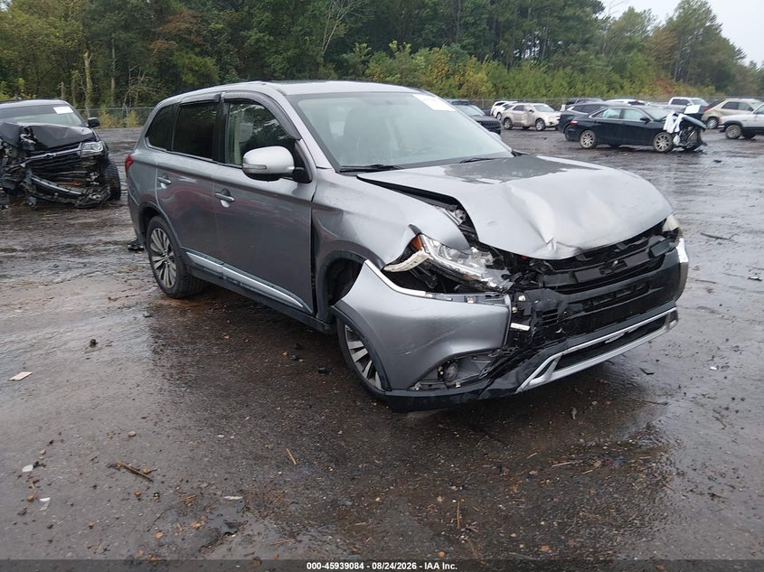 2019 Mitsubishi Outlander Le/Se/Sel, Front, IAAI, VIN JA4AD3A3XKZ042638
