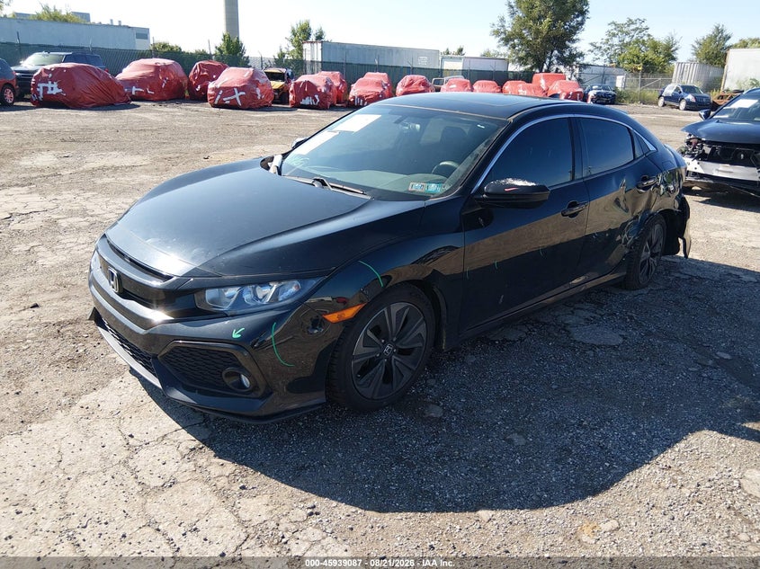 2018 Honda Civic, Left Side, IAAI, VIN SHHFK7H54JU415403 — photo 2