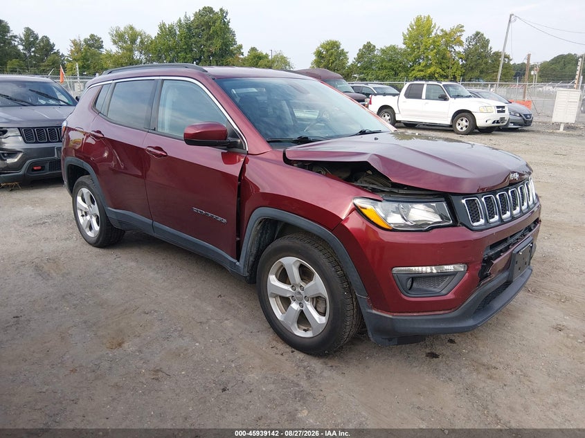 2021 Jeep Compass Latitude 4x4 VIN 3C4NJDBB3MT584394