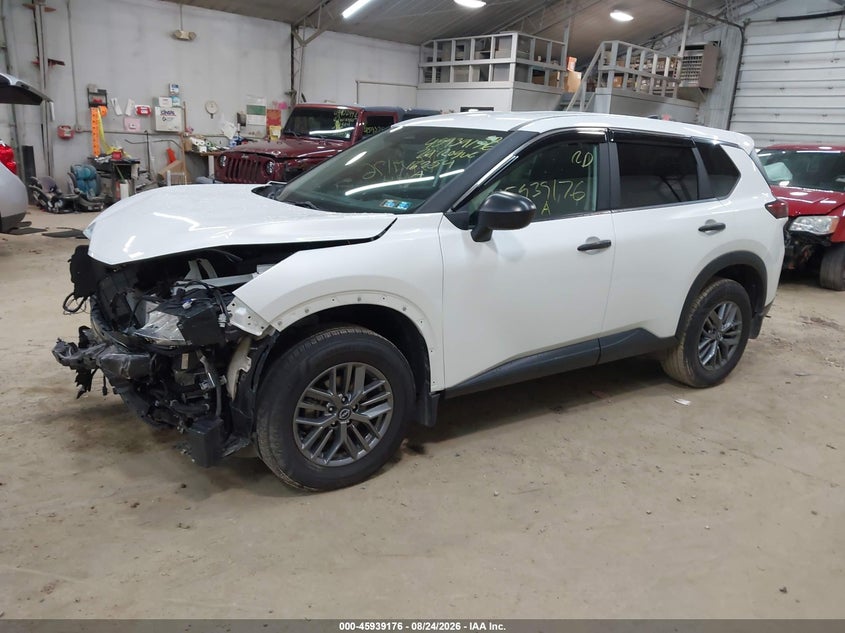 Vin: 5n1bt3ab5rc729121, lot: 46438348, nissan rogue s intelligent awd 20242