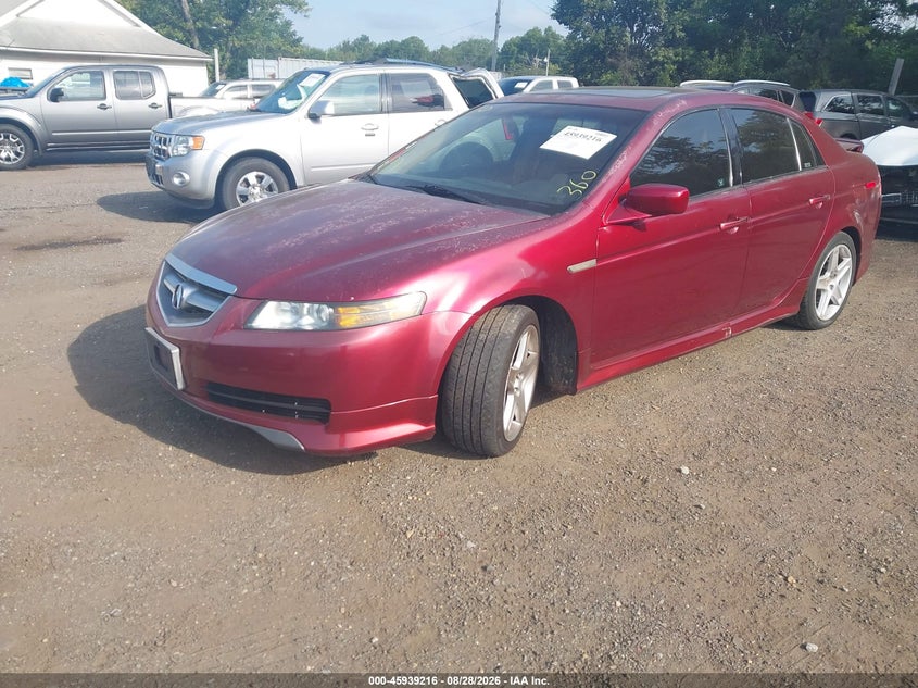 2004 Acura TL, Удар ззаду, IAAI, VIN 19UUA66294A037866 — фото 2