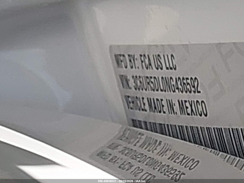 RAM 2500 2022 VIN 3C6UR5DL0NG436592