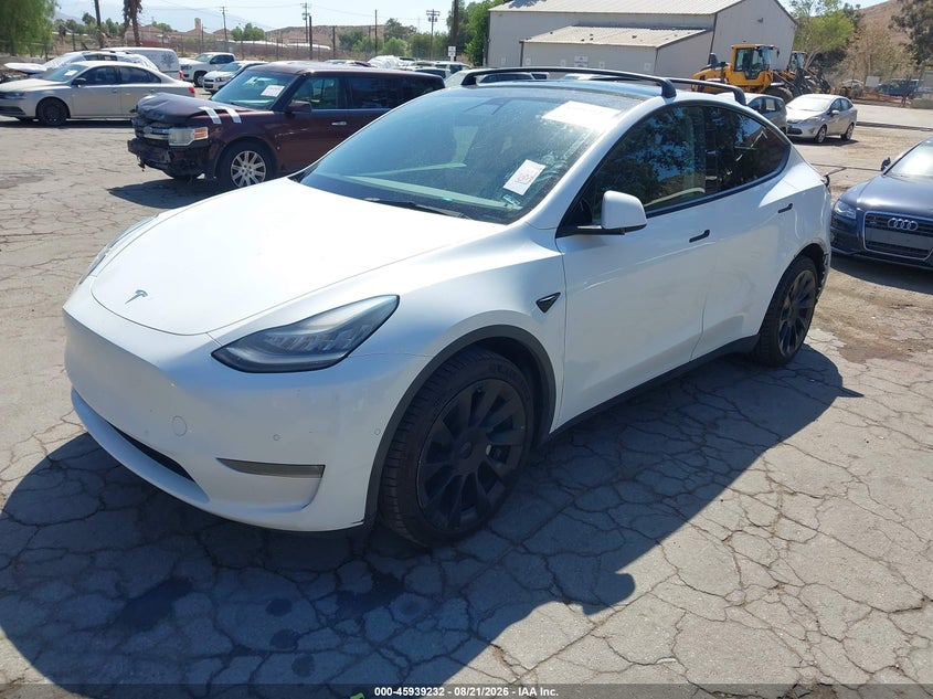2021 Tesla Model Y, Удар сзади, IAAI, VIN 5YJYGDEE2MF112154 — фото 2