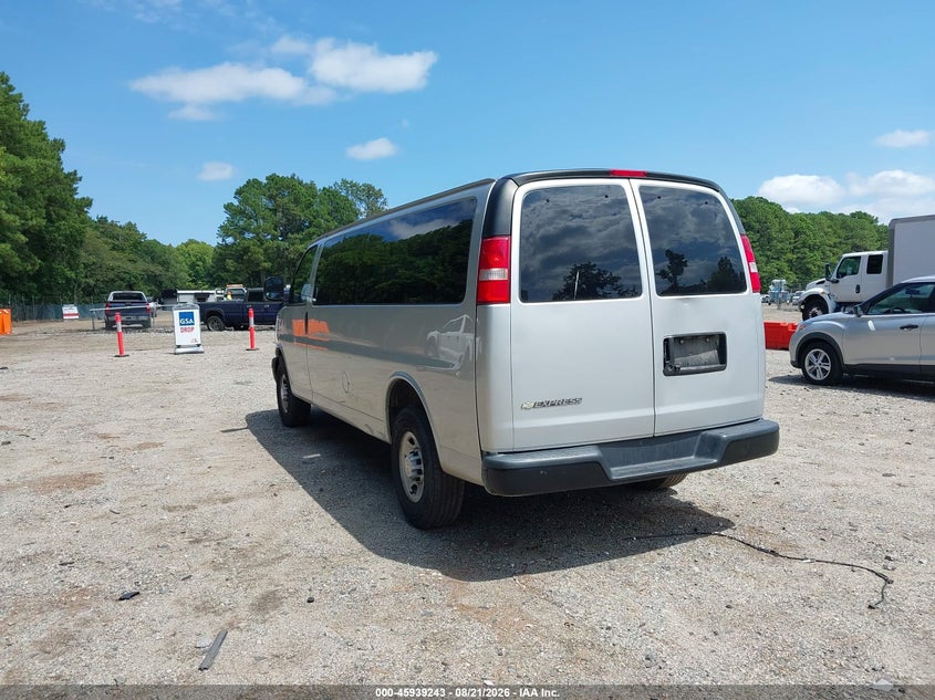 Vin: 1gazgnfp8l1266748, lot: 46438415, chevrolet express passenger rwd 3500 extended wheelbase ls 20203