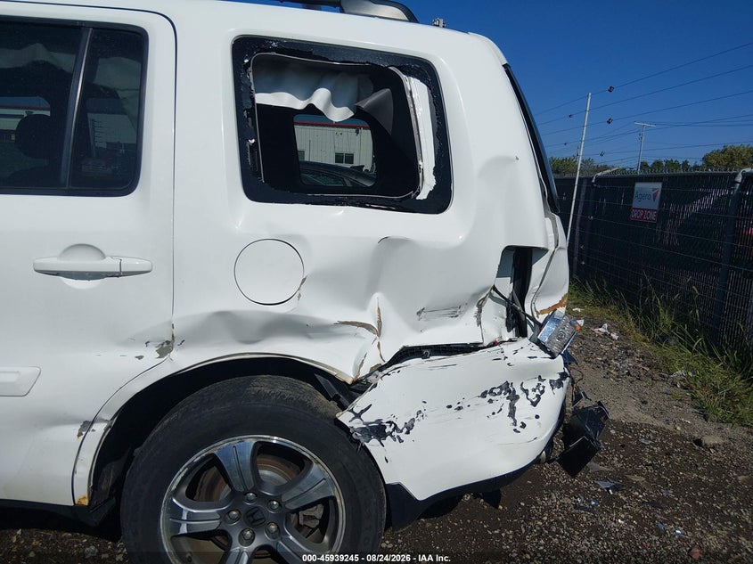 2015 HONDA PILOT auction photo 6