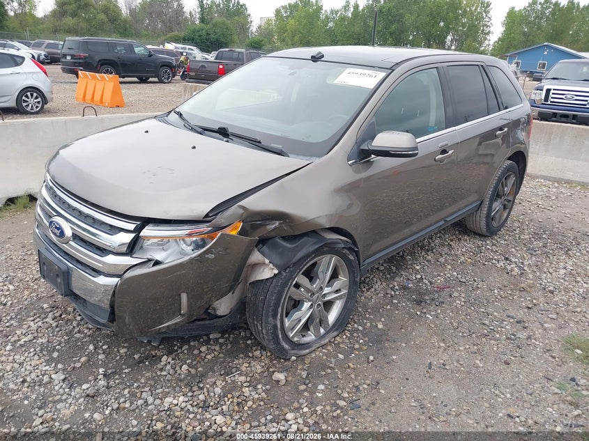Vin: 2fmdk4kc0ebb59404, lot: 46438433, ford edge limited 20142
