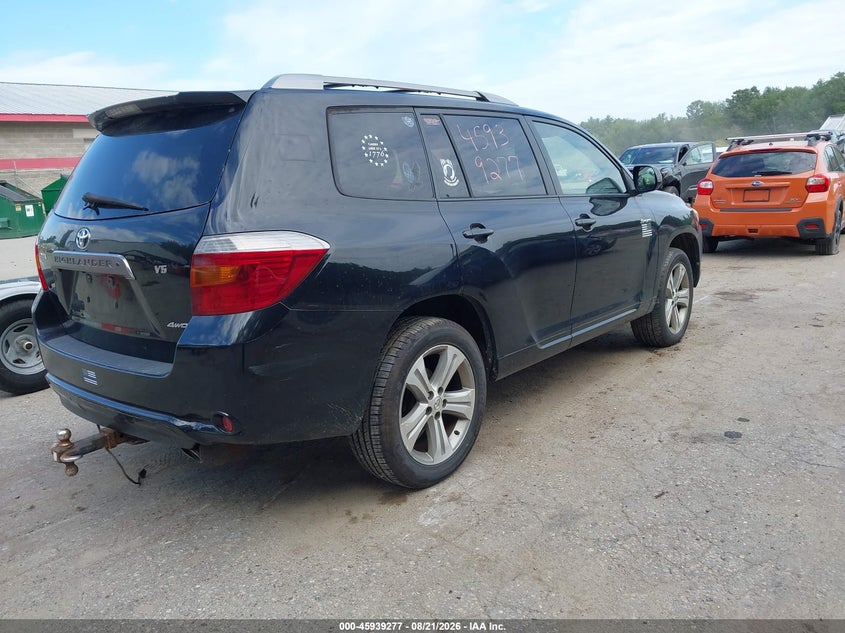 2008 TOYOTA HIGHLANDER SPORT UTILITY VEHICLE 3.5L V-6 DOHC, VVT, 270HP