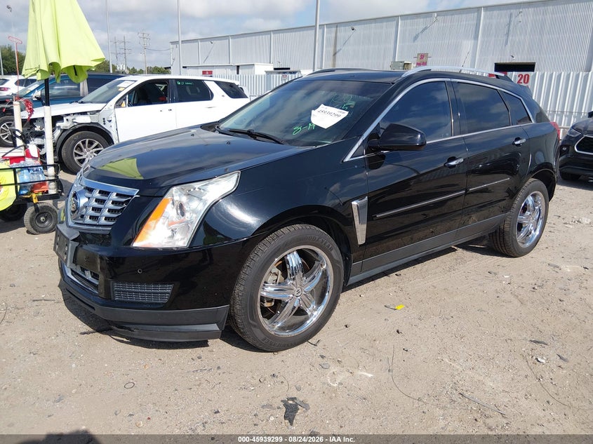 2013 Cadillac SRX, Удар спереди, IAAI, VIN 3GYFNCE35DS622893 — фото 2
