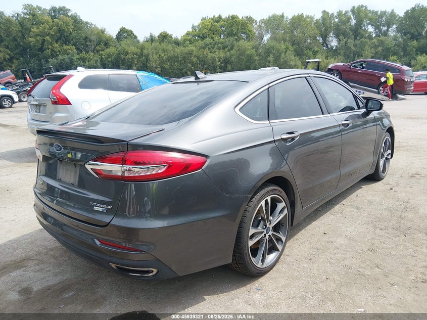 Vin: 3fa6p0d98kr222194, lot: 46438493, ford fusion titanium 20194