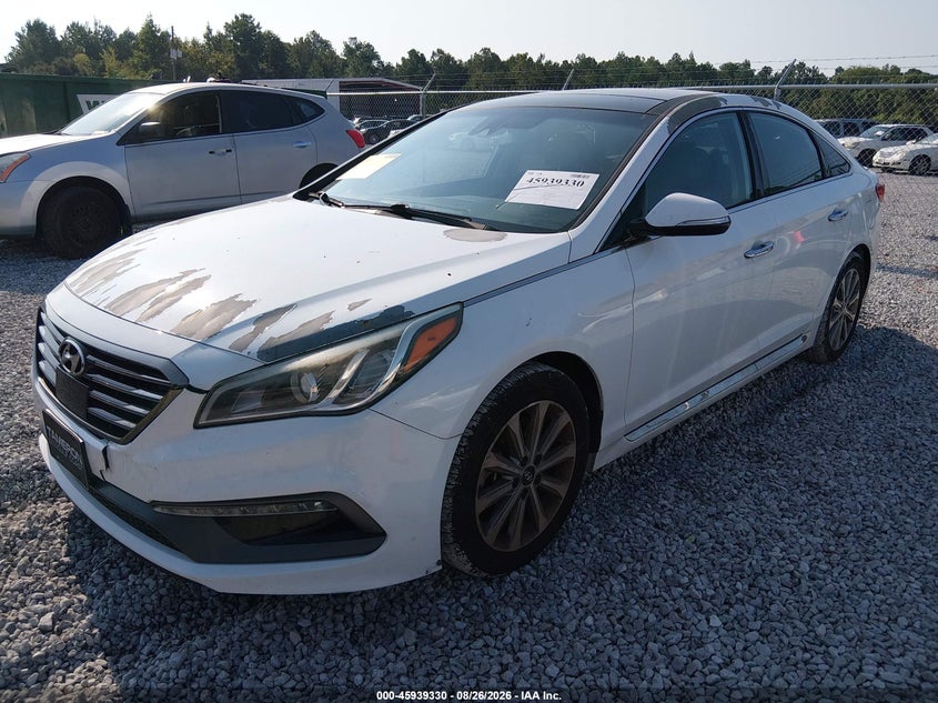2016 Hyundai Sonata, Right Side, IAAI, VIN 5NPE34AF2GH412909 — photo 2