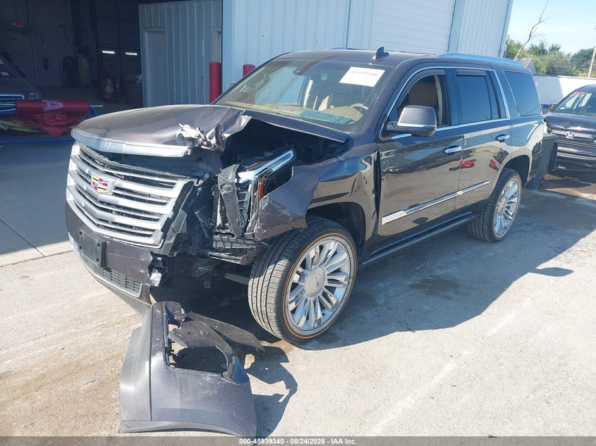 Vin: 1gys4pkj0fr605016, lot: 46438512, cadillac escalade platinum 20152
