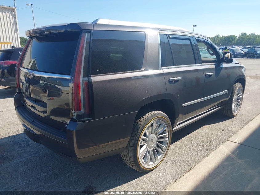 Vin: 1gys4pkj0fr605016, lot: 46438512, cadillac escalade platinum 20154