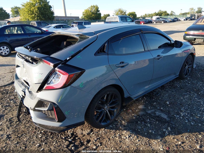 2021 HONDA CIVIC auction photo 4
