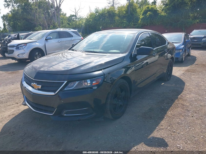 2018 Chevrolet Impala, Front & Rear, IAAI, VIN 2G11Z5SA2J9101926 — photo 2