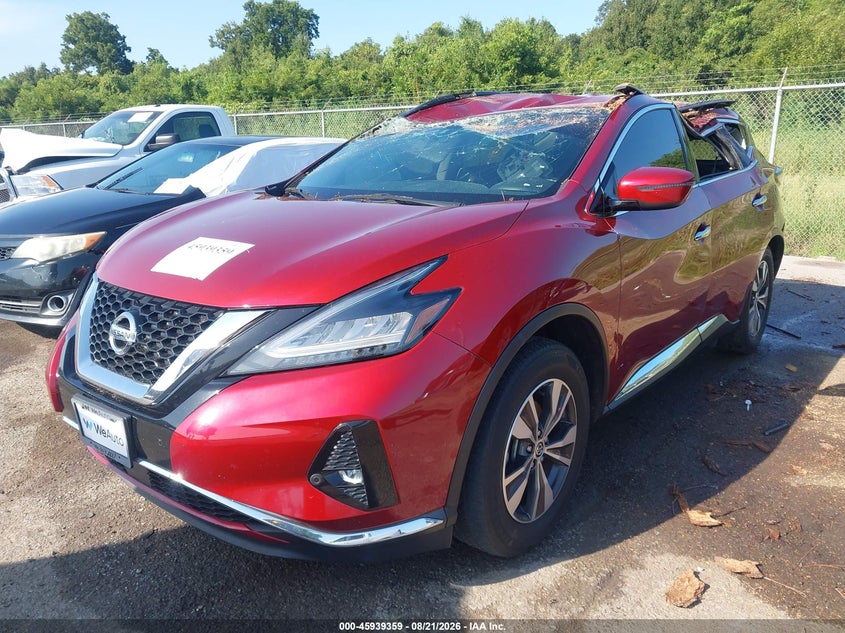 2021 Nissan Murano Sv Fwd, Roof, IAAI, VIN 5N1AZ2BJ6MC114001 — photo 2